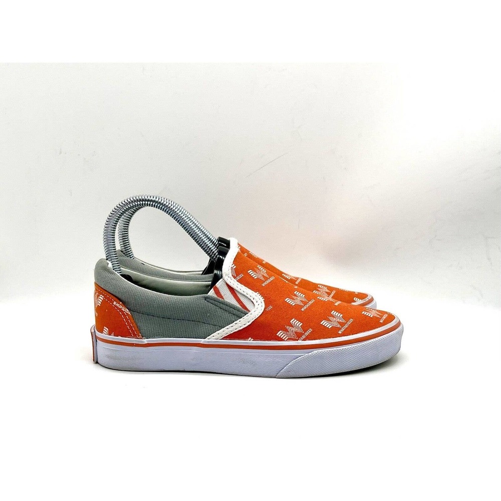 Whataburger Sneakers Slip On Shoes Novelty Texas Fast Food Hamburger women Sz‎ 4
